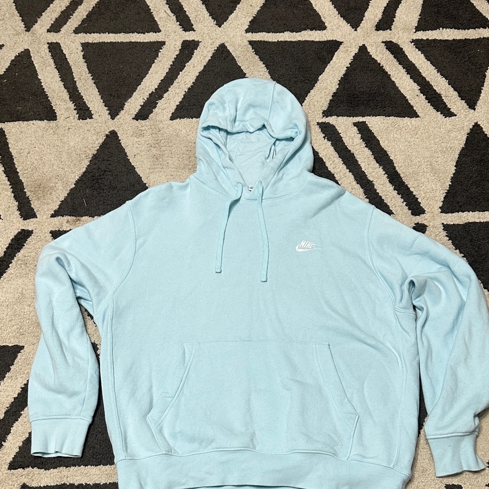 Nike Men's Sky Blue Hoodie